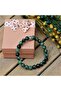 Certified Anyolite Stone Natural Stone Bracelet-8mm Green B269 - 4