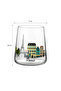 Paris City Set of 2 Water Glasses - Transparent - 7