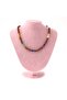 Natural Stone Chakra Pendant with Rudraksha Amethyst Aventurine Lapis Crystal Quartz Jasper 6 mm M448 - 4