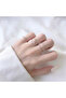 5 Pieces of Elegant Ring Set with Crisp Pearl Detail - 3