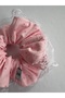 Cotton Scrunchie Buckle Rubber Bagel Buckle - 3