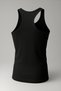 5 Pieces Men's 100% Cotton Ribbed Black Lycra Sportsman Rambo Undershirt - 3