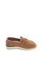 Comfortable and Stylish Genuine Leather Suede Women's Loafer – Saraç Embroidered Eva Sole