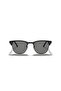 Clubmaster Unisex Black Uv400 Glass Ce Certificated Sunglasses - 5