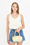 Neka Butter Yellow Charm Gift Patent Leather Hand, Arm and Shoulder Bag - 3
