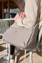 Women's Water Resistant Fabric 5 Compartment Cross Strap Mink School Travel and Shoulder Bag - 3