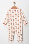 Baby Girl Printed 100% Cotton 3-Piece Jumpsuit Set Without Booties 9-12-18 Months (Girl Boy Newborn) - 3