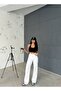 White Mom Jean High Waist Lycra-Free Jeans - 2