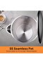 Electric Kettle, 1.7 L, 1500W Cordless Jug, 360° Rotational Base, LED Illumination, Auto Cut-Off - 8