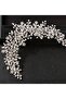 Zircon Stone Sparkling Bridal Crown Hair Band Special Day Wedding Henna Engagement New Year's Hair Accessory - 2