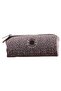 Two Compartment Girls School Pencil Bag - Black - K2715 - 2