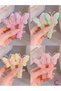 Pack of 2 Pink Blue Tulle Butterfly Spring Spiral Pasta Buckle - Girl's Ponytail Hair Clip - 5