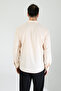 Summer Half Oversize Men's Shirt -801- Beige - 5