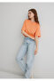 Logo Printed Orange Crop T-Shirt Crop / Short Cut 1613070 -71410