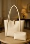 Large Bag with Gold Detail + Gift Scarf - 3