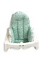 Cotton Baby Child High Chair Cushion Brown Rainbow Green - 4