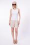 White Basic Strap Women's Undershirt Sh253 - 5