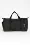 Canvas Cylinder Sports & Travel Bag – Zippered Pocket & Carrying Handle - 2