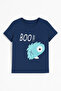 Boys' Printed Short Sleeve Summer Pajamas Set Cotton Home Wear Set - 2