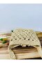Knitted Shoulder Bag with Paper Rope Straw Strap - Phone Bag Width 18cm Length 19 cm Strap 135 cm - 3