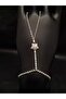 Silver Color Stone Waterway Model Star Detailed Shahmeran - 2