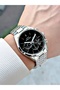 Silver-Black Color 10 Atm Waterproofness Steel Cord Steel Case Men Wristwatch 2493.04Mr - 3