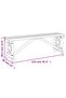 Garden Benches 2 pcs Solid Wood Fir - 3