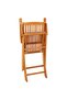 Folding Garden Chairs 2 pcs Solid Eucalyptus Wood - 6
