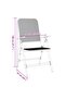 Folding Garden Chairs 4 pcs Expanded Metal Mesh Anthracite - 3