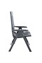 Garden Reclining Chairs 2 pcs Plastic Anthracite - 4