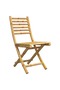 Folding Garden Chairs 2 pcs 43x54x88 cm Bamboo - 2