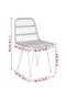 Garden Chairs 2 pcs 48x62x84 cm PE Rattan - 7