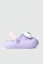 Comfortable Casual Sole Summer Water Resistant Children's Slippers Lilac - 3