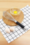 Stainless Steel Egg Bowl with Silicone Handle Sauce Cream Whisk Sauce Mixer 35cm - 3