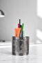Pen Holder Desk Pen Holder Organizer Pen Holder Silver Antique Color Model 82