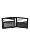 Men's Groom Set 100% Genuine Leather Wallet Card Holder Belt Keychain Combination Black Color H-Dm-8002-S - 4