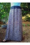 100% Cotton Elastic Waist Patterned Combed Cotton Fabric Maxi Length Skirt, Mother Skirt, Prayer Skirt Size 36-46