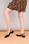 Lt111 Black Patent Leather Women's 4 cm Heeled Shoes - 3