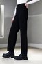 Amelia Women's Black Extra High Waist Stretchy Loose Wide Leg Jeans - 2