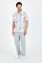 Men's Polo Neck Patterned T-Shirt – 95% Cotton 5% Elastane – Stylish, Flexible and Comfortable Short Sleeve T-Shirt 0033 - 3