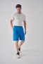 Men's Summer Shorts Casual Fit with Sax Print Detail - 7