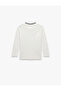 Cotton Button Long Sleeve Polo Neck Basic School T-Shirt - 2