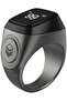 YU WELL iQIBLA Smart Tasbih Zikr Ring- Muslim Prayer- Prayer Timing Reminder OLED Display Tasbih Cou