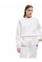 Three Thread Raised Stitching Detailed Crew Neck Oversize Sweatshirt - 2