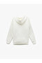 Three Thread Raised Kangaroo Pocket Basic Hooded Sweatshirt - 4