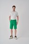 Men's Summer Shorts Green Print Detailed Comfortable Fit - 6