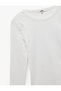 Cotton Slim Fit Camisole Long Sleeve Crew Neck T-Shirt - 5