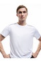 Short Sleeve Regular Fit Stripe Detailed Crew Neck Sports T-Shirt