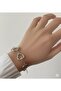 Silver Color Women's Bracelet with Heart - 2
