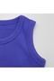 Pure Dots Girl's Ribbed Summer Purple Body Blouse - 4